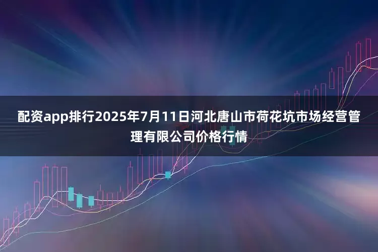 配资app排行2025年7月11日河北唐山市荷花坑市场经营管理有限公司价格行情