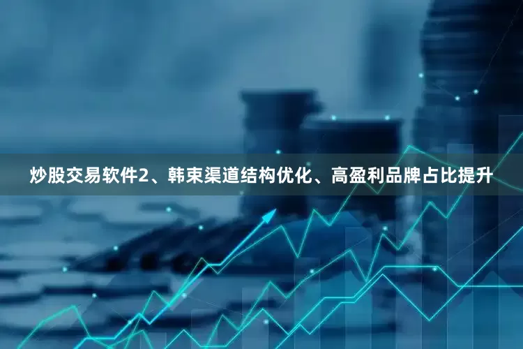炒股交易软件　　2、韩束渠道结构优化、高盈利品牌占比提升